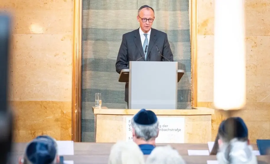Friedrich Merz sinagoga