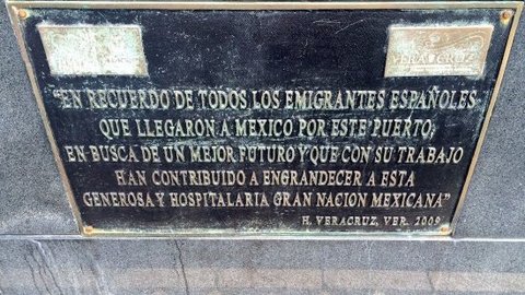 monumento inmigrantes españoles mexico