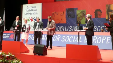 confederaci&oacute;n europea sindicatos ces