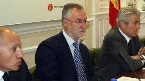 Comparecencia de prensa este mi&eacute;rcoles en el Colegio de Economistas. 