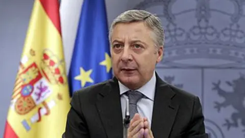 El ministro de Fomento y portavoz del Gobierno, Jos&eacute; Blanco