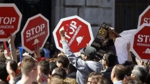 Protesta antidesahucios