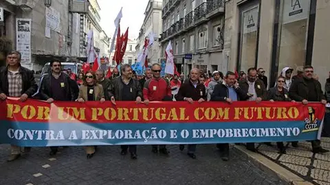 manifestaci&oacute;n portugal