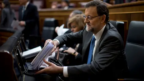 26/02/2014Madrid, Espa&Atilde;&plusmn;aEl Presidente del Gobierno, Mariano Rajoy durante su intervenci&Atilde;&sup3;n en el Debate sobre el Estado de la Naci&Atilde;&sup3;n celebrado en el congreso de los Diputados.Fotograf&Atilde;&shy;a: Diego Crespo / MoncloaPresidencia del Gobierno