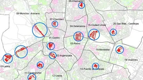 Actuaciones de limpieza en el distrito de Chamberi