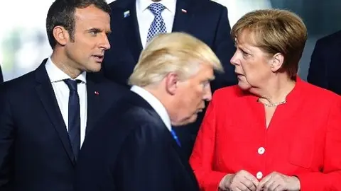 Trump, May y Macron