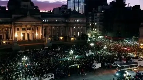 manifestaci&oacute;n contra Kirchner