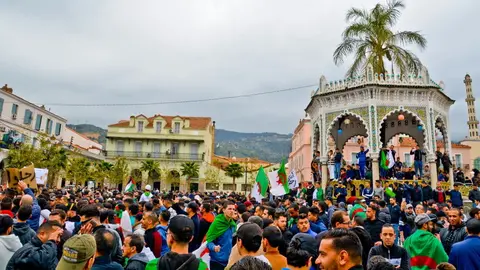 manifestacion argelia