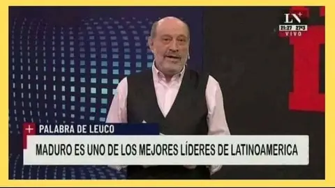 periodista argentino Alfredo Leuco en canal La Naci&oacute;n +
