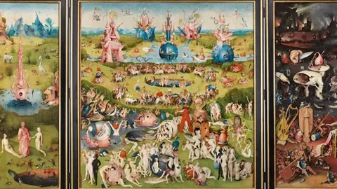 Fragmento de una escena del Jard&iacute;n de las Delicias del Bosco