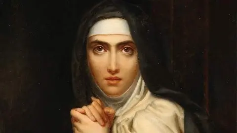 Santa Teresa de Jes&uacute;s. Fran&ccedil;ois G&eacute;rard. Wikimedia Commons