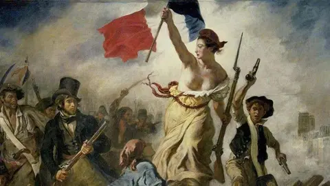 "La libertad guiando al pueblo", de Eugene Delacroix