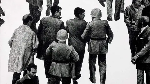 Fragmento &lsquo;En la calle&rsquo;, de Juan Genov&eacute;s