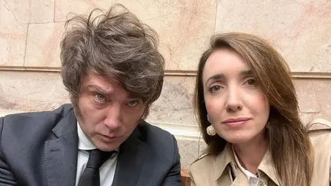 Victoria Villarruel y Javier Milei
