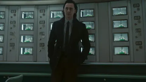 Tom Hiddleston as Loki in Marvel Studios' LOKI, Season 2, exclusively on Disney+. Photo courtesy of Marvel Studios. &copy; 2023 MARVEL.