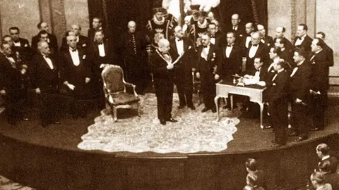 Promesa de Manuel Aza&ntilde;a cortes