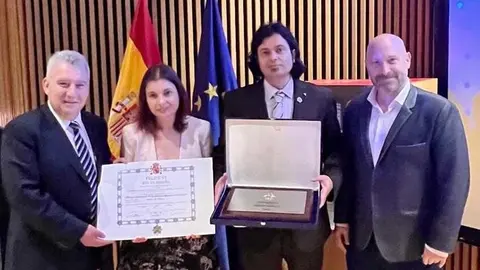 Gustavo Yepes, presidente de la comisi&oacute;n de educaci&oacute;n, Violeta Alonso presidenta del CGCEE, yo David Casarejos presidente de la comisi&oacute;n de derechos civiles y participaci&oacute;n y Pablo Puertas Consejero General por sindicato CSIF