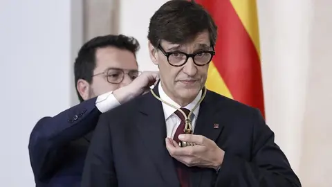 Pere Aragon&eacute;s y Salvador Illa