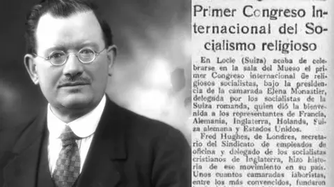 John Weathley, de la Sociedad de los socialistas cat&oacute;licos en Inglaterra. El Socialista, n&uacute;mero 6104 (02/09/1928)