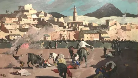 Capea en Barbastro (Rafael Durancamps i Folguera, 1930)