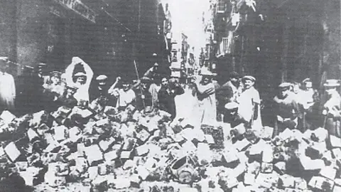 Semana Tr&aacute;gica en Barcelona, 1909