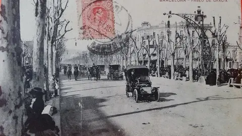 Paseo de Gracia, Barcelona. 1914