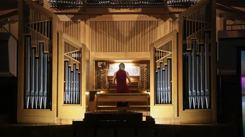 E. Biesemans y Bach Verm&uacute;. Foto: Elvira Meg&iacute;as