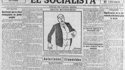 n&uacute;mero 5474 de&nbsp;El Socialista,&nbsp;de 20 de agosto de 1926.