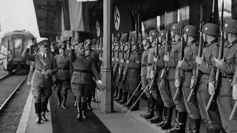 Hitler y Franco en Hendaya