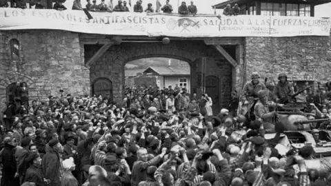 Pancarta Espa&ntilde;oles Mauthausen