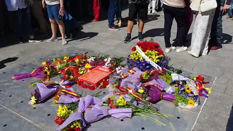 Ramos de flores en el punto O