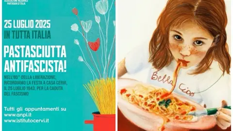 Pastasciutta antifascista en Italia