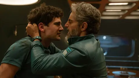 ATOMIC MONKEYS. Pau Simon as Max, Joaqu&iacute;n Furriel as Guillermo in episode 05 of ATOMIC MONKEYS. Cr. Carla Oset/NETFLIX &copy; 2024
