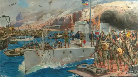Jos&eacute; Moreno Carbonero 'Desembarco de Alhucemas', 1929