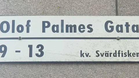 La calle en donde Olof Palme fue asesinado