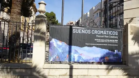 2.-Cartel anunciador en la Diputaci&oacute;n