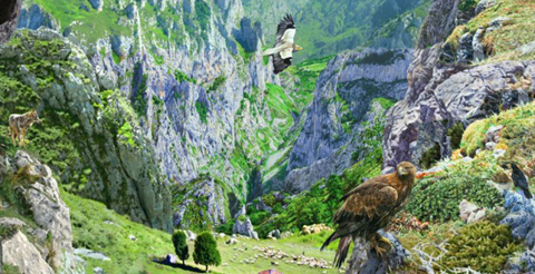 El centro 'Las Montañas del Quebrantahuesos' en Picos de Europa celebra el  Día de Protección de la Naturaleza