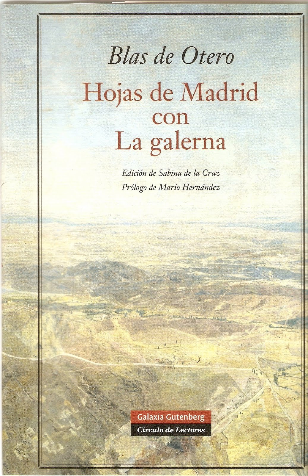 HOJAS DE MADRID de Blas de Otero