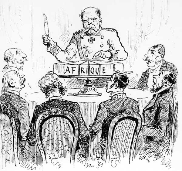 Resultado de imagen para Conferencia de BerlÃ­n 1885 reparto de africa