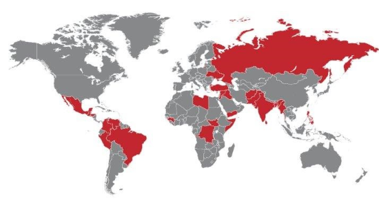 mapa periodistas