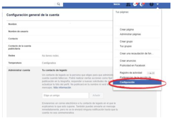 cuadro facebook