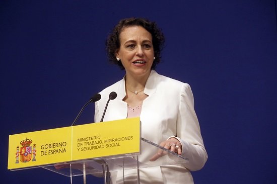 La ministra de Trabajo, Magdalena Valerio.