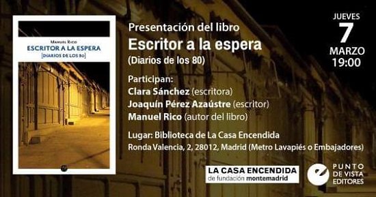 escritor a la espera presentación