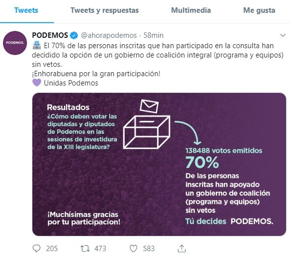 pantallazo twitter podemos