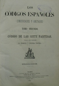 codigo de las 7 partidas
