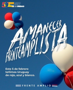 cartel frente amplio