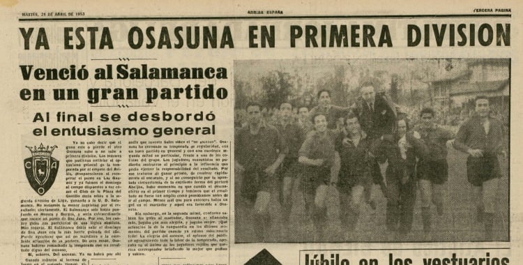 Arriba España. abril 1953