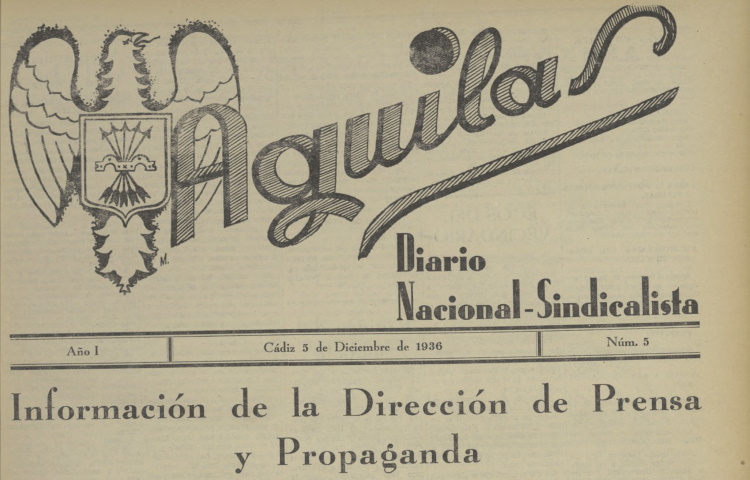 aguilas. 5.12.1936