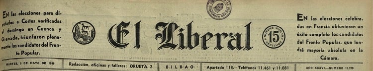 EL LIBERAL.5.5.1936. MANCHETA (1)