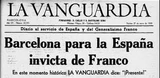 la vanguardia para franco
